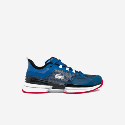 Men Lacoste V0ZN1852 Blue White 221 AG-LT21 Ultra Textile Tennis Shoes