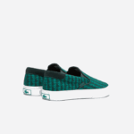 Men Lacoste V0ZN1854 Green & White 1R7 Jump Serve Textile Slip on - Image 3