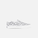 Men Lacoste V0ZN1860 White & Black 147 Jump Serve Canvas Printed Slip On