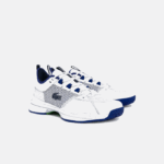 Men Lacoste V0ZN1865 White/Blue 080 AG-LT21 Textile and Synthetic Tennis Shoes - Image 2