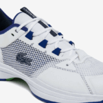 Men Lacoste V0ZN1865 White/Blue 080 AG-LT21 Textile and Synthetic Tennis Shoes - Image 6