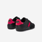 Men Lacoste V0ZN1869 Black Red 1B5 Hapona Leather Synthetic Sneakers - Image 3