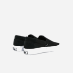 Men Lacoste V0ZN1871 Black & White 312 Jump Serve Canvas Slip On - Image 3