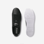 Men Lacoste V0ZN1875 Black 024 Carnaby Evo Leather Sneakers - Image 3