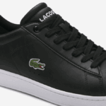 Men Lacoste V0ZN1875 Black 024 Carnaby Evo Leather Sneakers - Image 4