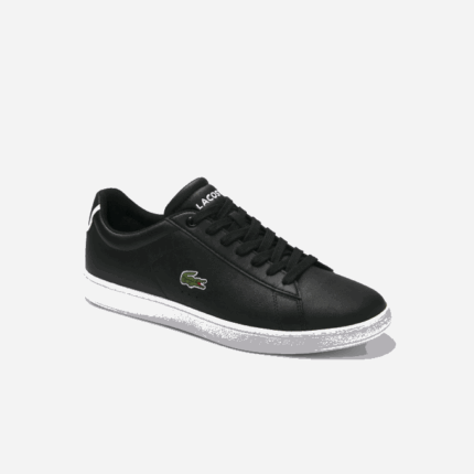 Men Lacoste V0ZN1875 Black 024 Carnaby Evo Leather Sneakers
