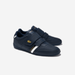 Men Lacoste V0ZN1879 Navy NB0 Misano Strap Leather and Synthetic Sneakers - Image 2