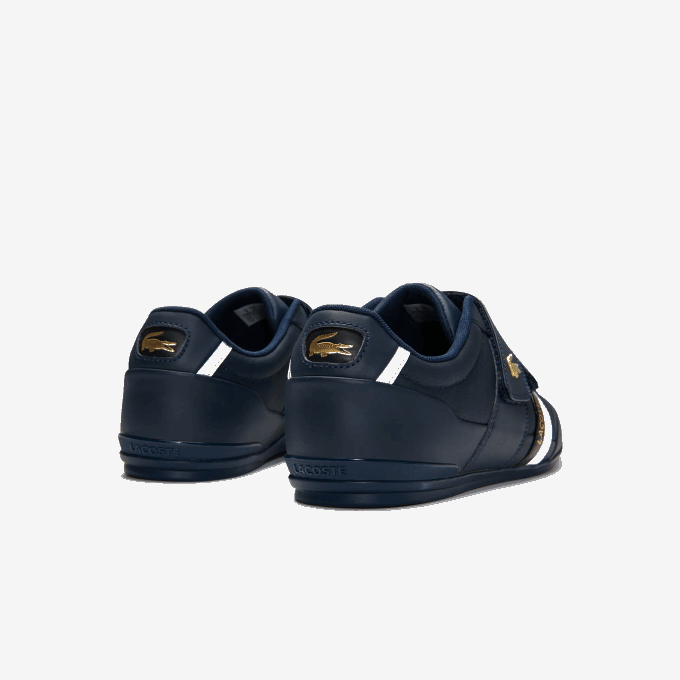 Men Lacoste V0ZN1879 Navy NB0 Misano Strap Leather and Synthetic Sneakers - Image 3