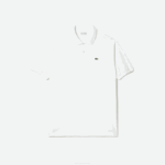Men Lacoste V0ZN187 White 001 Cotton Petit Pique Polo - Plus Size - Tall - Image 5