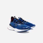 Men Lacoste V0ZN1882 Blue White 221 Run Spin Comfort Textile Color Contrast Sneakers - Image 2
