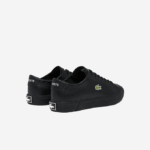 Men Lacoste V0ZN1883 Black 02H Gripshot Leather and Synthetic Sneakers - Image 3