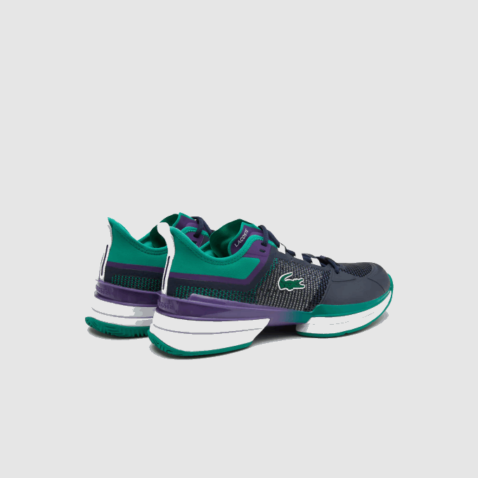 Men Lacoste V0ZN1892 Black Turquoise 1S3 AG-LT21 Ultra Textile Tennis Shoes - Image 3
