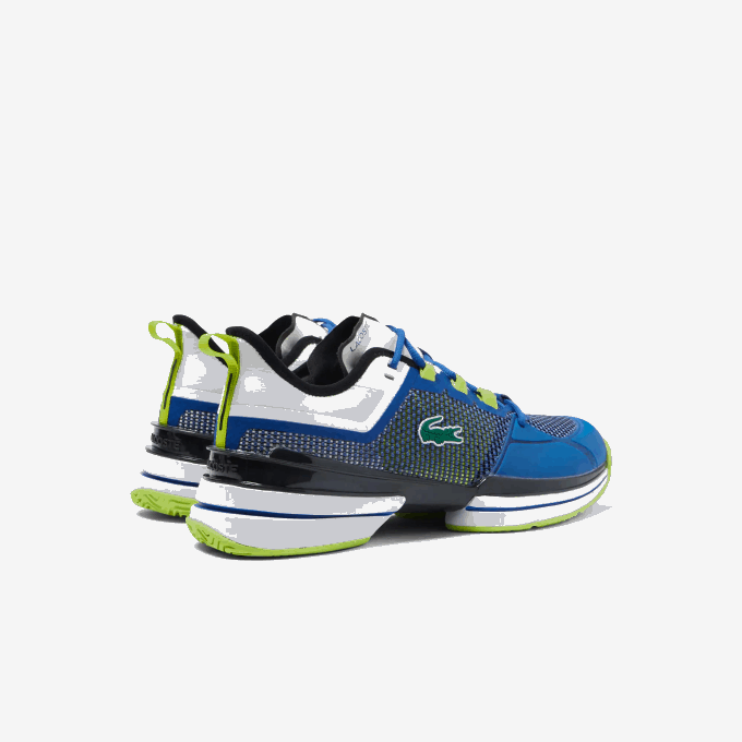 Men Lacoste V0ZN1894 Blue Black 2M7 AG-LT21 Ultra Textile Tennis Shoes - Image 3