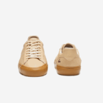 Men Lacoste V0ZN1895 Tan Gum TG5 L006 Leather Tonal Sneakers - Image 5