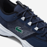 Men Lacoste V0ZN1904 Navy & White 092 AG-LT21 Textile Tennis Shoes - Image 6