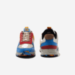 Men Lacoste V0ZN1905 White Red 4Y0 Joggeur 2.0 Leather Color-Block Sneakers - Image 5