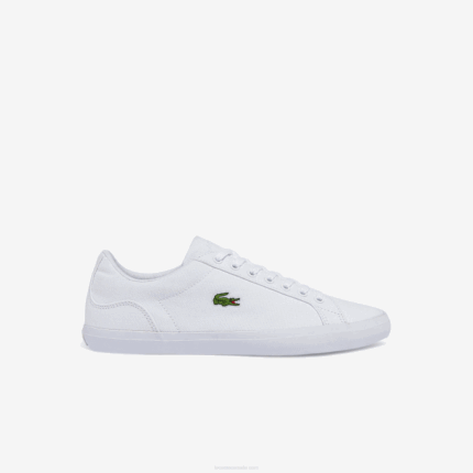 Men Lacoste V0ZN1907 WHITE 001 Lerond Canvas Sneakers