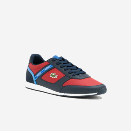 Men Lacoste V0ZN1908 Navy Blue & Rouge 144 Menerva Sport Synthetic Sneakers