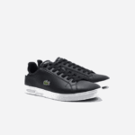 Men Lacoste V0ZN1909 Black & White 312 Graduate Pro Leather Sneakers - Image 2