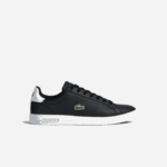 Men Lacoste V0ZN1909 Black & White 312 Graduate Pro Leather Sneakers