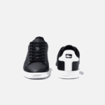 Men Lacoste V0ZN1909 Black & White 312 Graduate Pro Leather Sneakers - Image 5