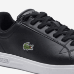 Men Lacoste V0ZN1909 Black & White 312 Graduate Pro Leather Sneakers - Image 6