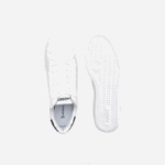 Men Lacoste V0ZN1912 White & Navy 042 Graduate Leather Sneakers - Image 4