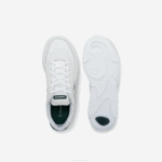 Men Lacoste V0ZN1916 White & Dark Green 1R5 Game Advance Leather Sneakers - Image 4