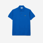 Men Lacoste V0ZN191 Blue KXB Original L.12.12 Polo - Image 4