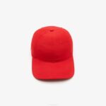 Men Lacoste V0ZN1926 Red 240 SPORT Lightweight Cap - Image 3
