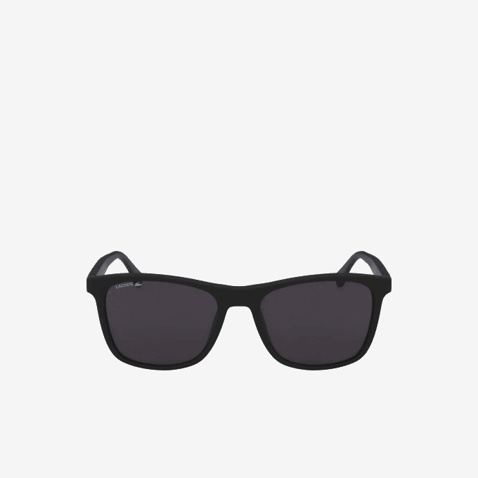 Men Lacoste V0ZN1927 Black/Blue 002 Modified Rectangle L.12.12 Premium Sunglasses - Image 1