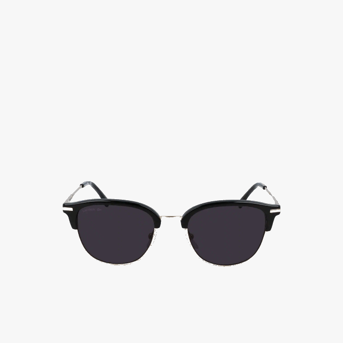 Men Lacoste V0ZN1929 Gold 714 Oval Metal Novak Djokovic Collection Sunglasses - Image 2