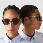Men Lacoste V0ZN1929 Gold 714 Oval Metal Novak Djokovic Collection Sunglasses