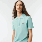 Men Lacoste V0ZN192 Mint LGF Original L.12.12 Slim Fit Polo - Image 2