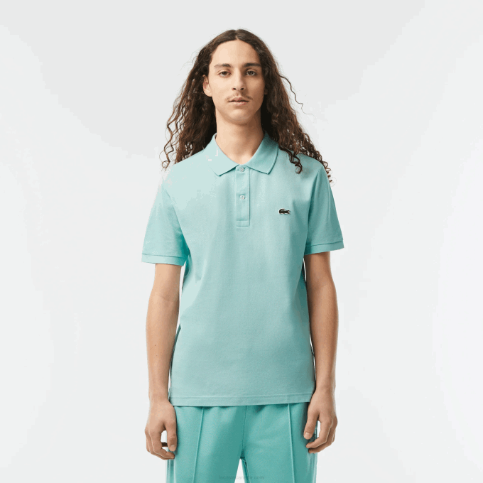 Men Lacoste V0ZN192 Mint LGF Original L.12.12 Slim Fit Polo - Image 1