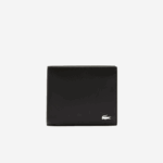 Men Lacoste V0ZN1943 Black 000 Fitzgerald Leather Wallet