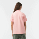 Men Lacoste V0ZN195 Pink KF9 Original L.12.12 Polo - Image 2