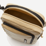 Men Lacoste V0ZN1962 Lion Noir M21 Zipped Contrast Detail Satchel - Image 4