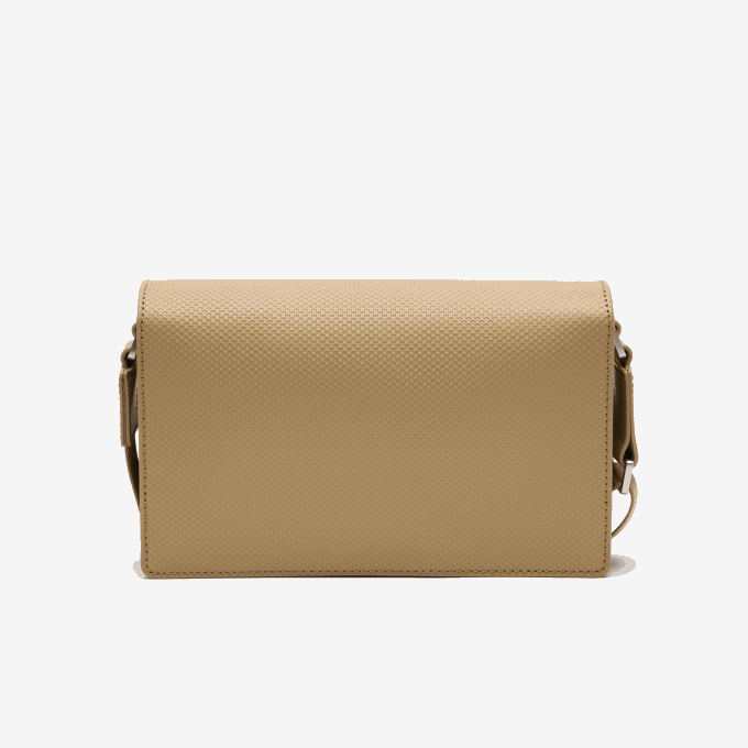 Men Lacoste V0ZN1969 Lion L32 Chantaco Calfskin Leather Flap Closure Bag - Image 2