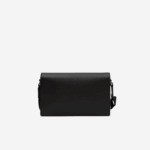 Men Lacoste V0ZN1970 Black 000 Chantaco Calfskin Leather Flap Closure Bag - Image 2