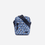 Men Lacoste V0ZN1974 Mono Royaume Blanc L63 Neocroc Logo Print Vertical Messenger Bag - Image 2