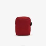 Men Lacoste V0ZN1980 Biking Red 984 Zip Crossover Bag - Image 2