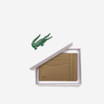 Men Lacoste V0ZN1987 Lion L32 Chantaco Calfskin Leather Card Holder - Image 4