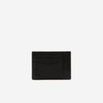 Men Lacoste V0ZN1988 Black 000 Chantaco Calfskin Leather Card Holder