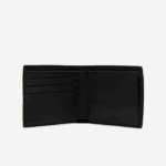 Men Lacoste V0ZN1991 Black 000 Contrast Print Wallet - Image 3