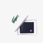 Men Lacoste V0ZN1993 21 Interior Card Slot Foldable Wallet - Image 4