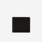 Men Lacoste V0ZN1995 Black 000 Chantaco Calfskin Leather Wallet