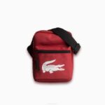 Men Lacoste V0ZN1999 Biking Red 984 Recycled Fiber Shoulder Bag