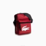Men Lacoste V0ZN1999 Biking Red 984 Recycled Fiber Shoulder Bag - Image 3