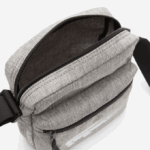 Men Lacoste V0ZN2000 Gris Chine A39 Recycled Fiber Shoulder Bag - Image 4